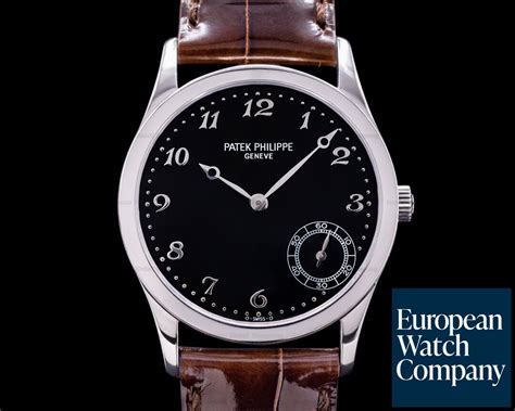 patek philippe 5026 g|Patek Philippe Calatrava Automatic Black Arabic Dial 18k White .